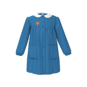 GREMBIULE SCUOLA BAMBINA SIGGI 33GR4366 RICAMO RAGAZZA 