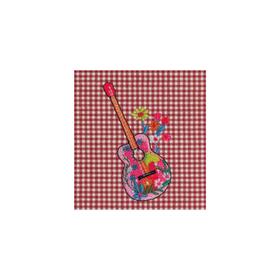 GREMBIULE SCUOLA BAMBINA SIGGI 33GR4378 RICAMO CHITARRA 