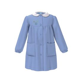 GREMBIULE SCUOLA BAMBINA SIGGI 47GR4383 RICAMO STELLE MARINE 