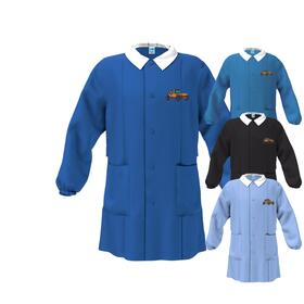 Delantal escolar infantil SIGGI 33GR4393 con bordado para coche 