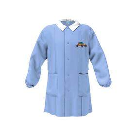 GREMBIULE SCUOLA BAMBINO SIGGI 33GR4393 RICAMO AUTO 