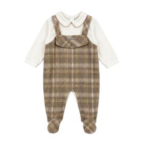 TUTINA NEONATO IN CINIGLIA SALOPETTE PASTELLO TC030AH 