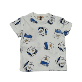 Short-sleeved cotton T-Shirt for newborns TX080 