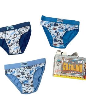 Slip bambino in cotone elasticizzato Gasolino U3891 