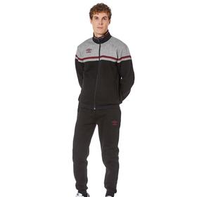 Tuta sportiva uomo fullzip in felpa garzata Umbro 30292 