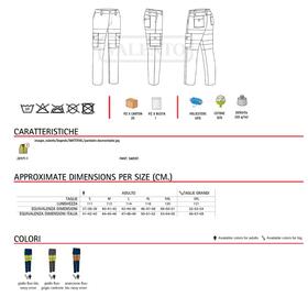 Pantalone smontabile alta visibilit&agrave; Prodar Valento 