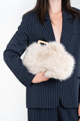 POCHETTE IN PELO CON MANICO FIORENZA AMADORI FF27437 