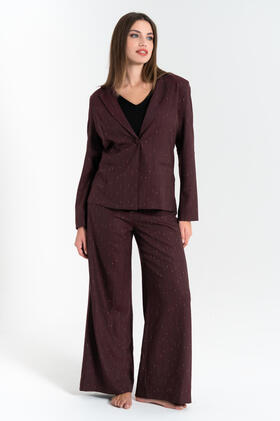 PANTALONE DONNA PALAZZO LUREX FIORENZA AMADORI P3001 