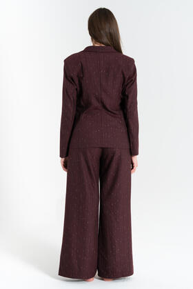 PANTALONE DONNA PALAZZO LUREX FIORENZA AMADORI P3001 