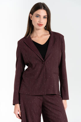 GIACCA DONNA BLAZER LUREX FIORENZA AMADORI K4126 