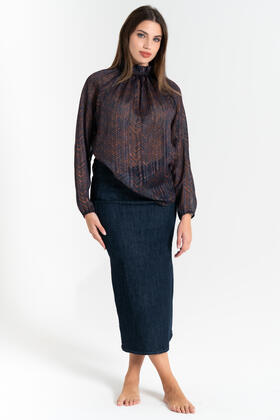 FIORENZA AMADORI WOMEN'S VISCOSE SHIRT EX-8238