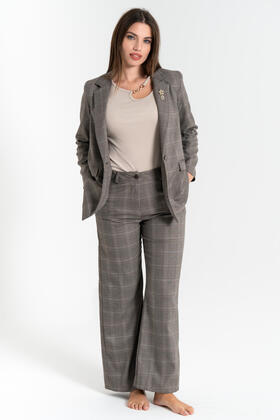 FIORENZA AMADORI K4384 VESTE BLAZER TARTAN FEMME