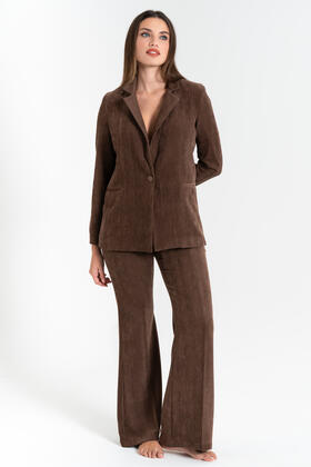PANTALONE ZAMPA DONNA IN VELLUTO FIORENZA AMADORI 3244T12