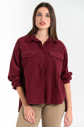 FIORENZA AMADORI WOMEN'S VELVET SHIRT 82629