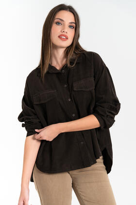 FIORENZA AMADORI WOMEN'S VELVET SHIRT 82629