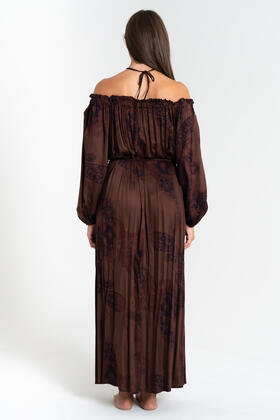 FIORENZA AMADORI WOMEN&#39;S LONG VISCOSE DRESS L3447 