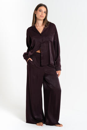 FIORENZA AMADORI MX983 WOMEN&#39;S FLUID PALAZZO TROUSERS 