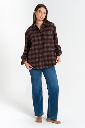 FIORENZA AMADORI V635 WOMEN&#39;S WARM COTTON TARTIN SHIRT 