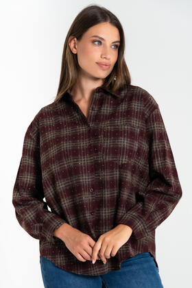 FIORENZA AMADORI V635 WOMEN&#39;S WARM COTTON TARTIN SHIRT 