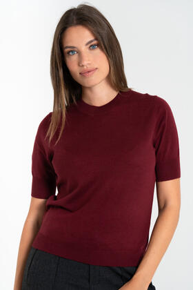 MAGLIA DONNA MEZZA MANICA MISTO LANA FIORENZA AMADORI 6215 
