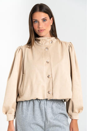 FIORENZA AMADORI 24581 WOMEN&#39;S SUEDE BOMBER JACKET 