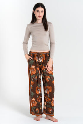 FIORENZA AMADORI 34587 LANGE DAMENHOSE MIT BLUMENMUSTER 