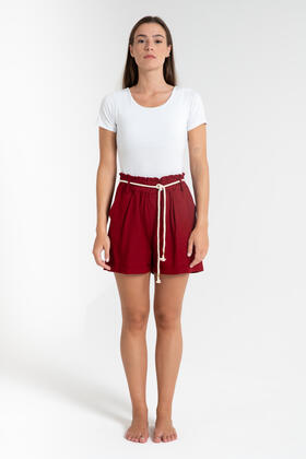 SHORT DI LINO DONNA ELASTICIZZATO FIORENZA AMADORI 7860 