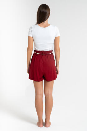 SHORT DI LINO DONNA ELASTICIZZATO FIORENZA AMADORI 7860 