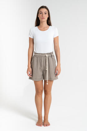 SHORT DI LINO DONNA ELASTICIZZATO FIORENZA AMADORI 7860 