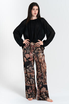 FIORENZA AMADORI 34692 LANGE DAMENHOSE AUS KASCHMIR 