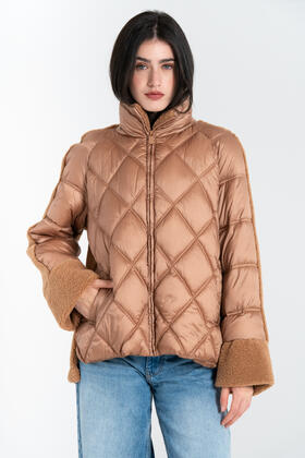 FIORENZA AMADORI G6827 GESTEPPTE TEDDYBÄR-JACKE FÜR DAMEN 