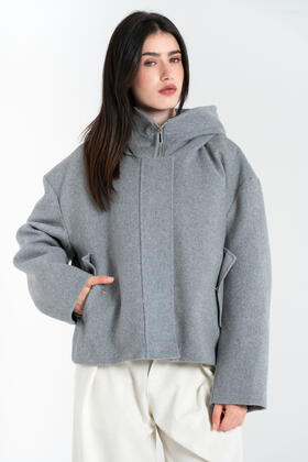 FIORENZA AMADORI G6856 DAMEN KURZMANTEL MIT KAPUZE 