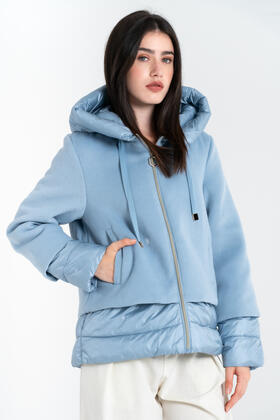 FIORENZA AMADORI HW106 DAMEN-DAUNENJACKE MIT HOHEM KRAGEN 