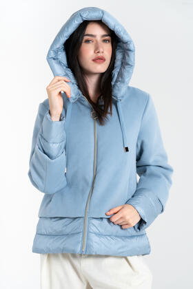 FIORENZA AMADORI HW106 DAMEN-DAUNENJACKE MIT HOHEM KRAGEN 