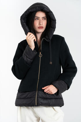 FIORENZA AMADORI HW106 DAMEN-DAUNENJACKE MIT HOHEM KRAGEN 