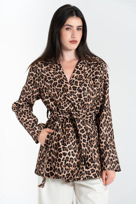 FIORENZA AMADORI 2014 DAMENJACKE MIT ANIMALPRINT 
