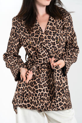 FIORENZA AMADORI 2014 DAMENJACKE MIT ANIMALPRINT 
