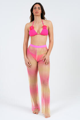 DAMEN-NETZ-ÜBERWURFHOSE MIT STRASS FIORENZA AMADORI HS606 