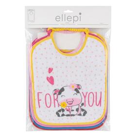 CHILDREN'S BIB IN PLASTIC-COATED SPONGE WITH ELASTIC 28x36 ELLEPI AD9576 