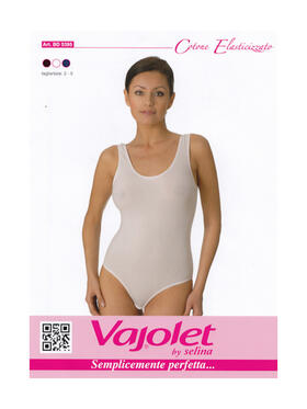 Body spalla larga in cotone elasticizzato Vajolet 5395 