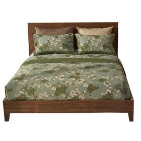 Completo letto matrimoniale in cotone Biancaluna Bloom
&nbsp; 