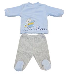 TWO-PIECE SET FOR NEWBORN 0-6 MONTHS CO5105 ELLEPI 