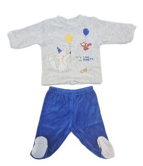 TWO-PIECE SET FOR NEWBORN 0-6 MONTHS CO5105 ELLEPI 