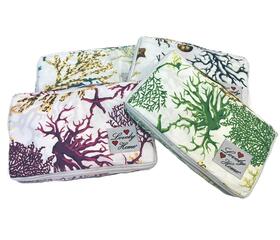 MICROFIBER BEACH TOWEL LOVELY HOME NEW CORALS 