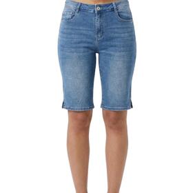 BERMUDA DONNA JEANS FLORA CY1560 