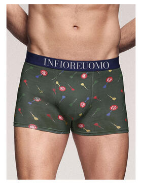 Boxer uomo moda in cotone elasticizzato Infiore Uomo DRT0953 