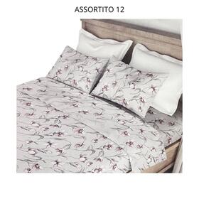 COMPLETO LETTO MATRIMONIALE FLANELLA LOVELY HOME MONTE BIANCO (2 PIAZZE) 