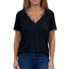 T-SHIRT DONNA VISCOSA FLORA FV2750 