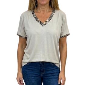 T-SHIRT DONNA VISCOSA FLORA FV2750 