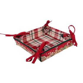 Gingerbread Kitchen Bread Basket 20X20 
